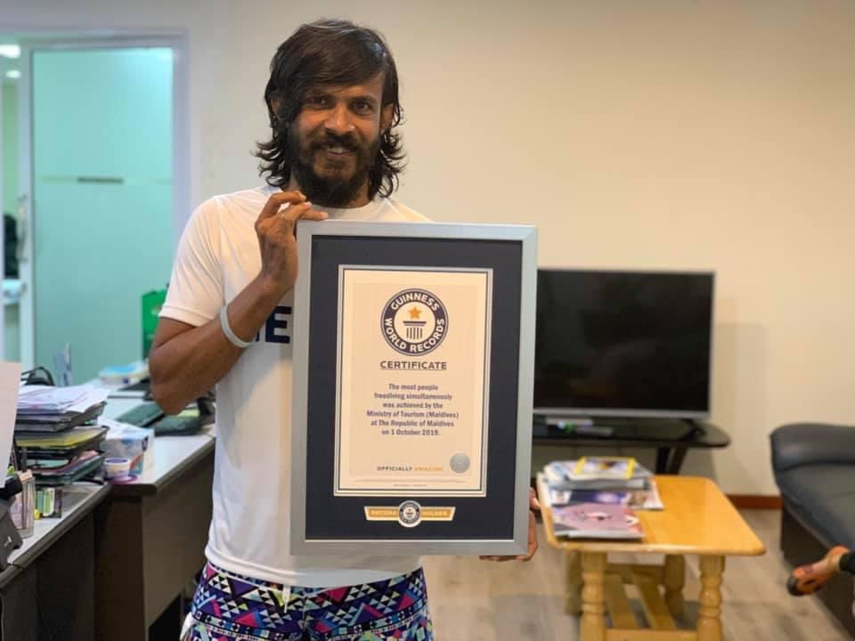 AliHashimSmith1's tweet photo. Tourism Day Event 2019. #GuinnessWorldRecord for most people freediving simultaneously 2019 #NEYVAA https://t.co/0YKa14qdsg