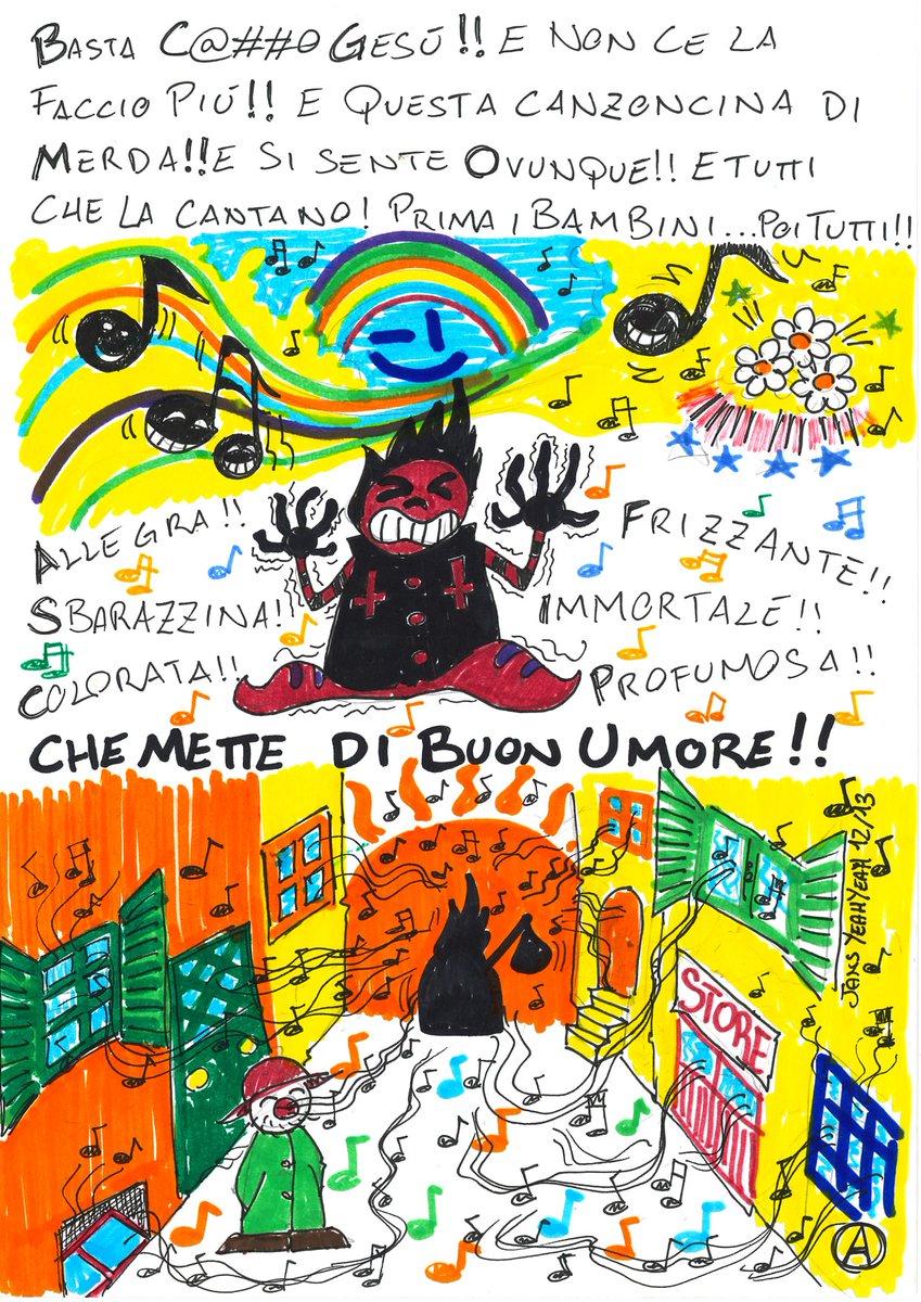 ConcorsiFumetti's tweet photo. Jans Illusion con "MENE-VADO" ๐คฃ
In questo fumetto alternativo e divertente, vediamo il protagonista perdere le staffe a causa di una canzoncina irritante ๐
https://t.co/2gZijF7aOP
#concorsifumetti #concorsofumetto #fumetti #fumetto https://t.co/JuaVqduf7U