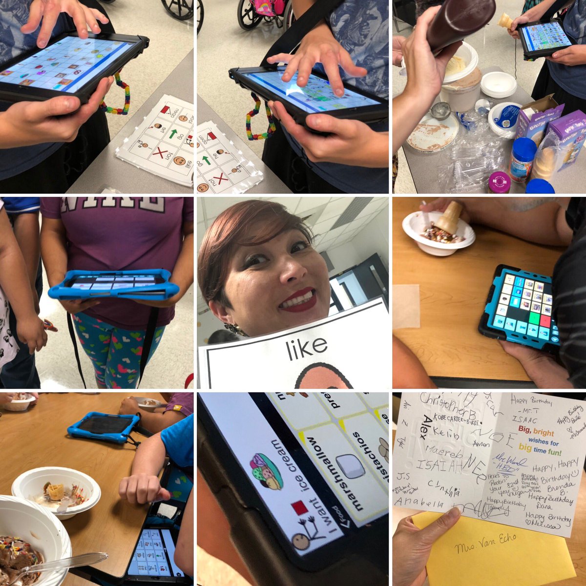 JAYVESLP's tweet photo. #aac #Minspeak #LAMPWFL #Unidad #Unity #P2G #GoTalk #UniversalCore #Symbolstix #TouchChat #communication #slpeeps #accessibility What do you speak? I’ve got a dozen students all communicating in a dozen ways but sayin the same thing. “I have something to say!” https://t.co/mngtzx3ImQ