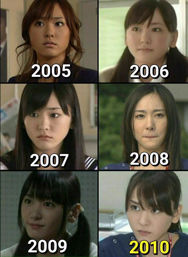 美しすぎる！新垣結衣さんのデビューから変わらぬ容姿に絶対不老不死！完全に時が止まっていると錯覚してしまう！！