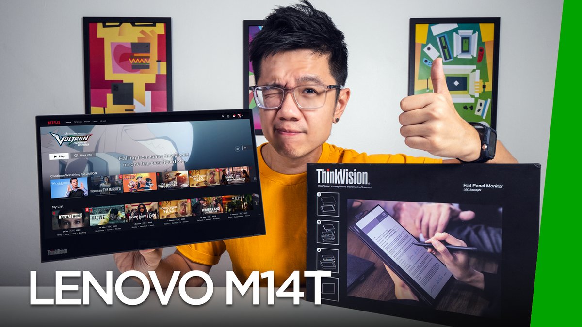smashpOp's tweet image. Unboxing the @Lenovo #ThinkvisionM14t Portable Touch Screen Monitor! youtu.be/IlDs28aQ2_8 @Lenovo_MY