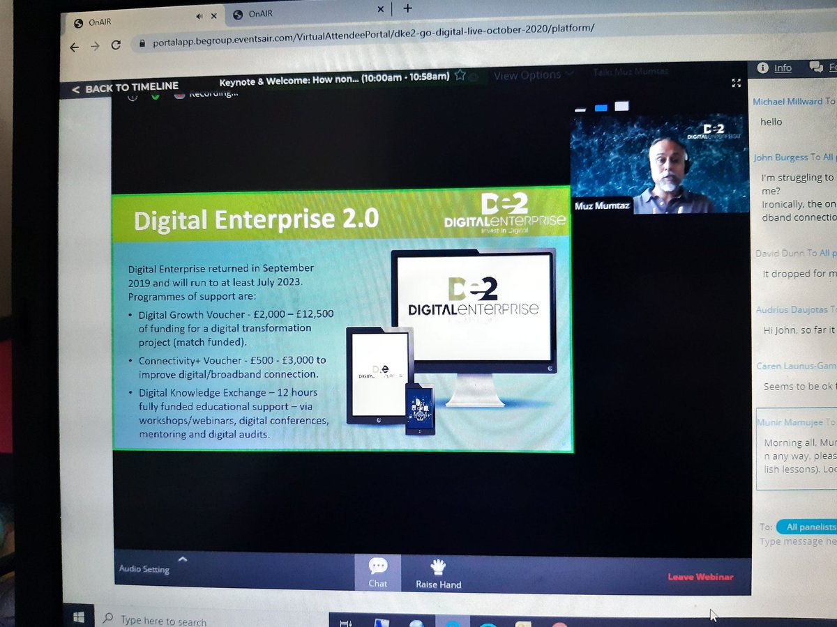 DB3group's tweet photo. Informative morning at the @DigiEntLEP #GoDigitalLive online conference with talks fromΒ @jonnyross and @GreenGeckoDigi and more to come this afternoon as part of theΒ #DigitalKnowledgeExchange programme.
|
#ThursdayMotivation #Leeds #DigitalMarketing #SEO #WordPress https://t.co/Ctow4grx3n