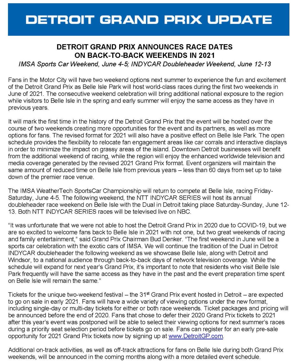Detroit Grand Prix Detroitgp Twitter