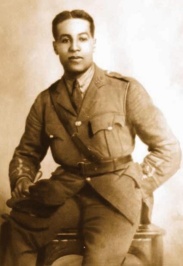 Till joined the Middlesex Regiment in December 1914,rising to the rank of Lance Sergeant and serving in the Battle of the Somme.On the 30th May 1917 he was commissioned as a Second Lieutenant, earning him the honour of being one of the first non white officers in the British Army