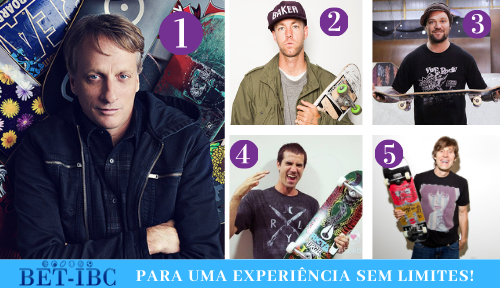 BetibcP's tweet photo. Esses são os #Top5 melhores #skatistas de todos os tempos:
#TonyHawk
#AndrewReynolds
#BamMargera
#BobBurnquist
#RodneyMullen
#Skate #SK8 #esportesradicais https://t.co/LjPYa4offj