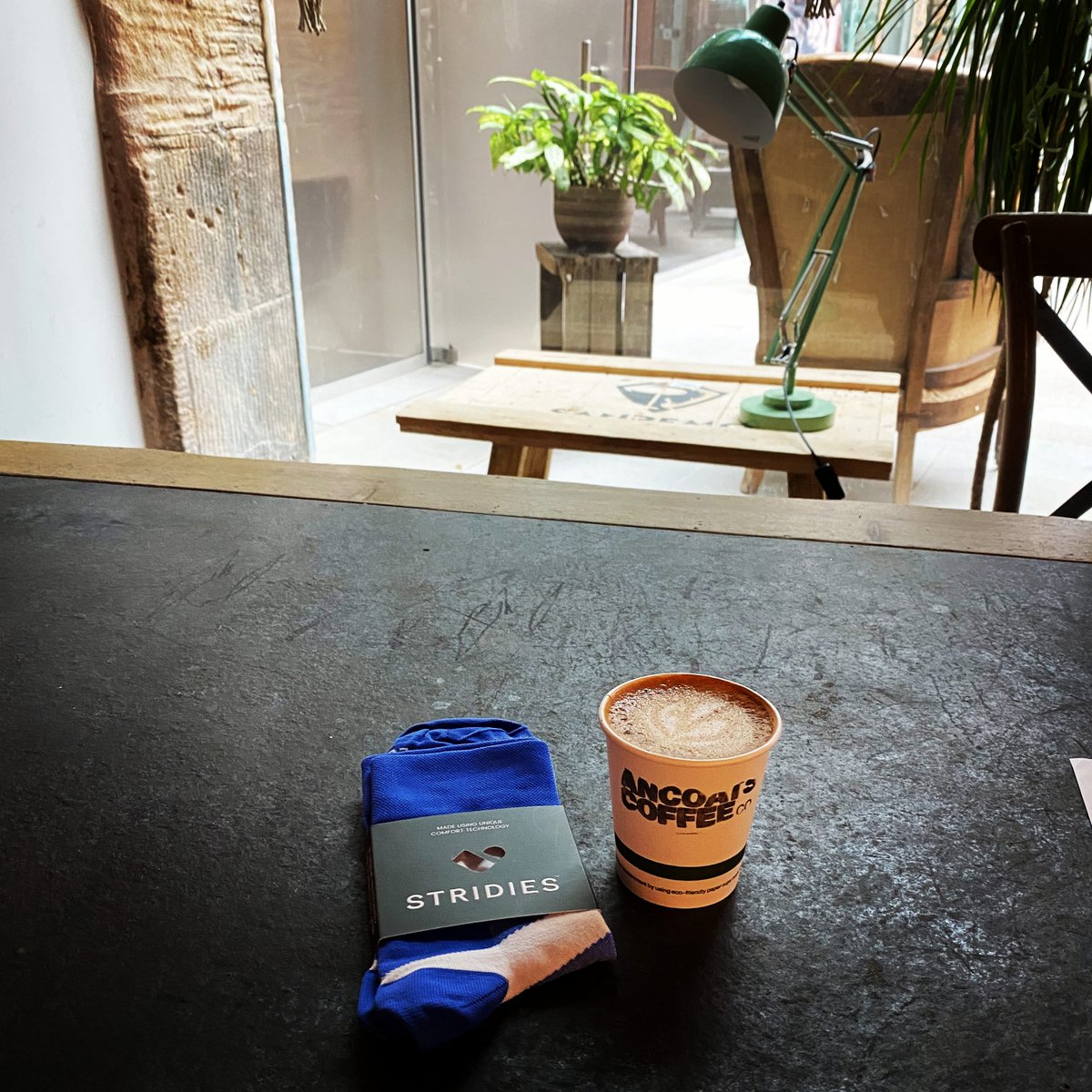 Stridies's tweet photo. Celebrating International Coffee Day with two of the most comforting things on a crisp Autumn day... 🍂 https://t.co/WbfAQfUDNb