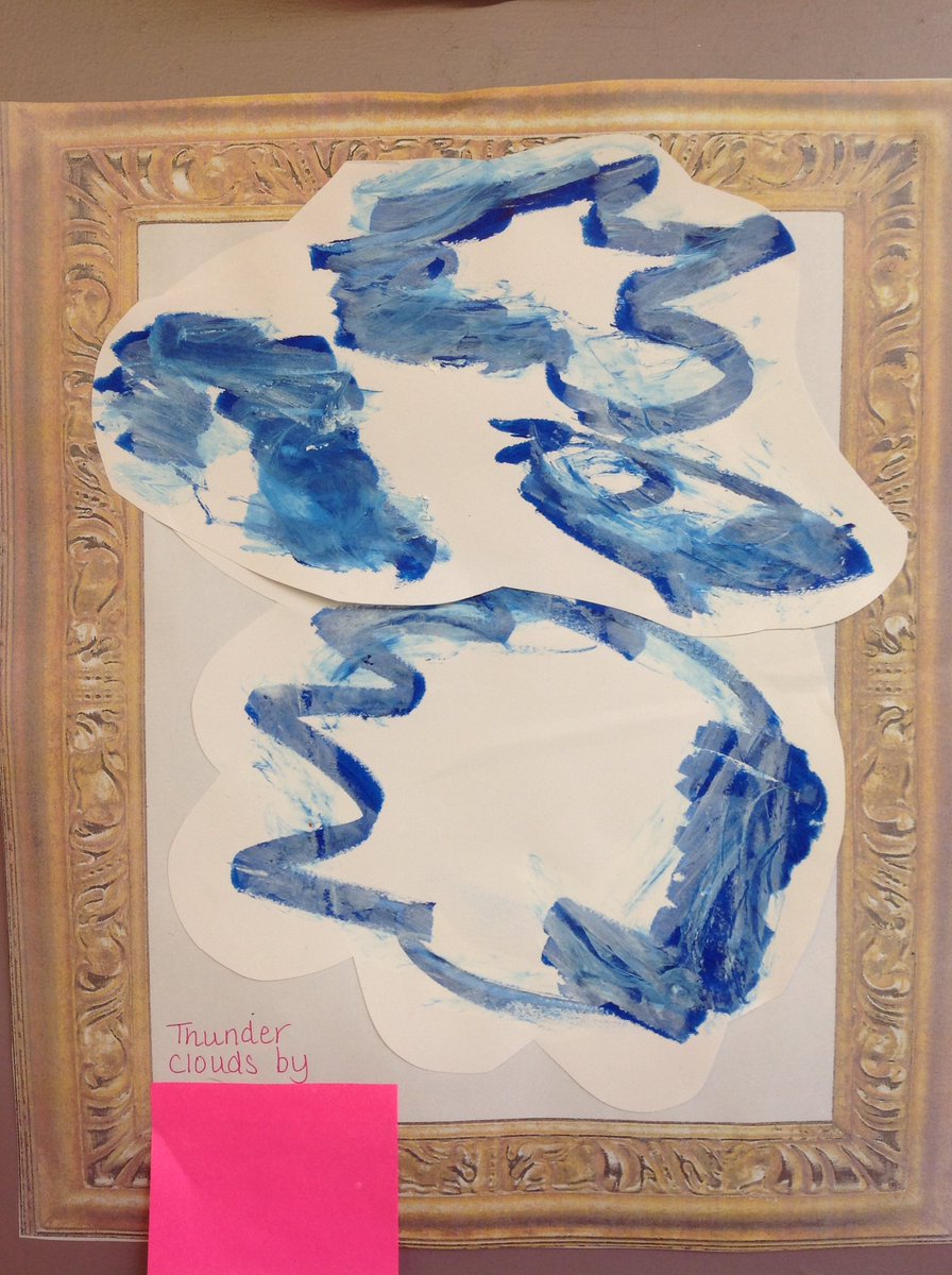 EgertonCPSchool's tweet photo. I hear thunder! Nursery rhyme inspired artwork in Reception Class. #nurseryrhymeseyfs #creatingwithmaterials https://t.co/M7qpp3KpSd