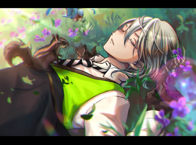 眠り姫
#ツイステファンアート
#twstファンアート 