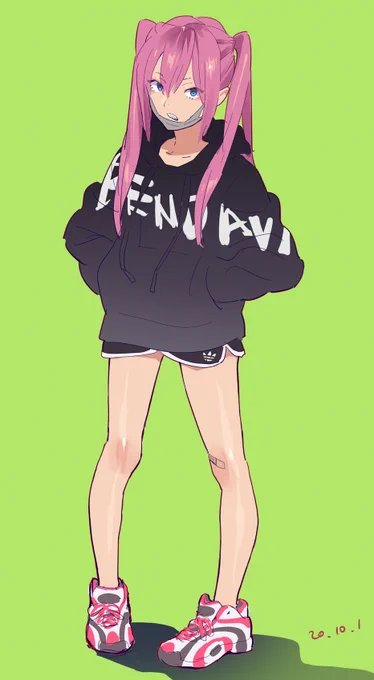Reebokのスニーカーが好きな女の子 