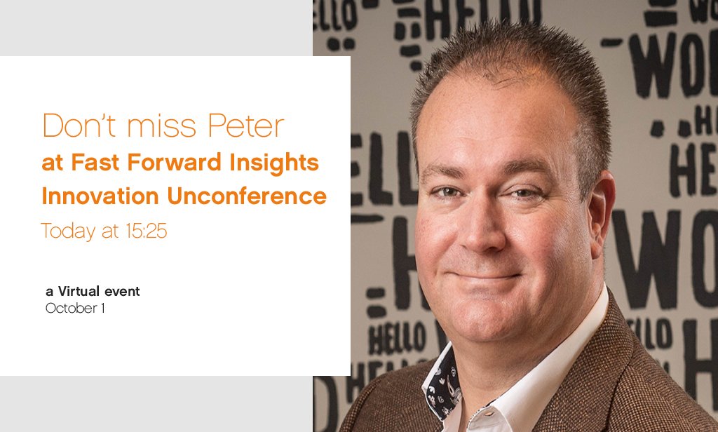 Our #CEO Peter will be a #guest on the #Talkshow ‘Challenge Today Be Tomorrow during the Fast Forward Insights  - Innovation Unconference #today at 15:25!  Use the #AMSIXtalk to let us know you are attending! #DontMissIt