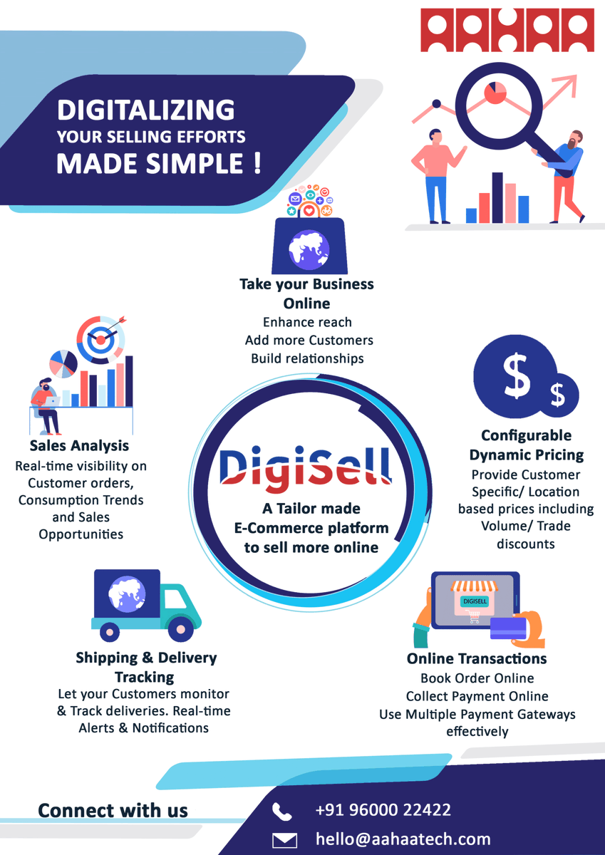 aahaatech's tweet photo. Let your Sales team focus on getting new business while you can manage your existing Customers with help of powerful eCommerce platform.
#sales #ecommerce #marketing #business #ecommercestore #digitalacceleration #digitalbusinesstransformation #digitalbusiness #b2becommerce #b2b https://t.co/2275wv2XVU