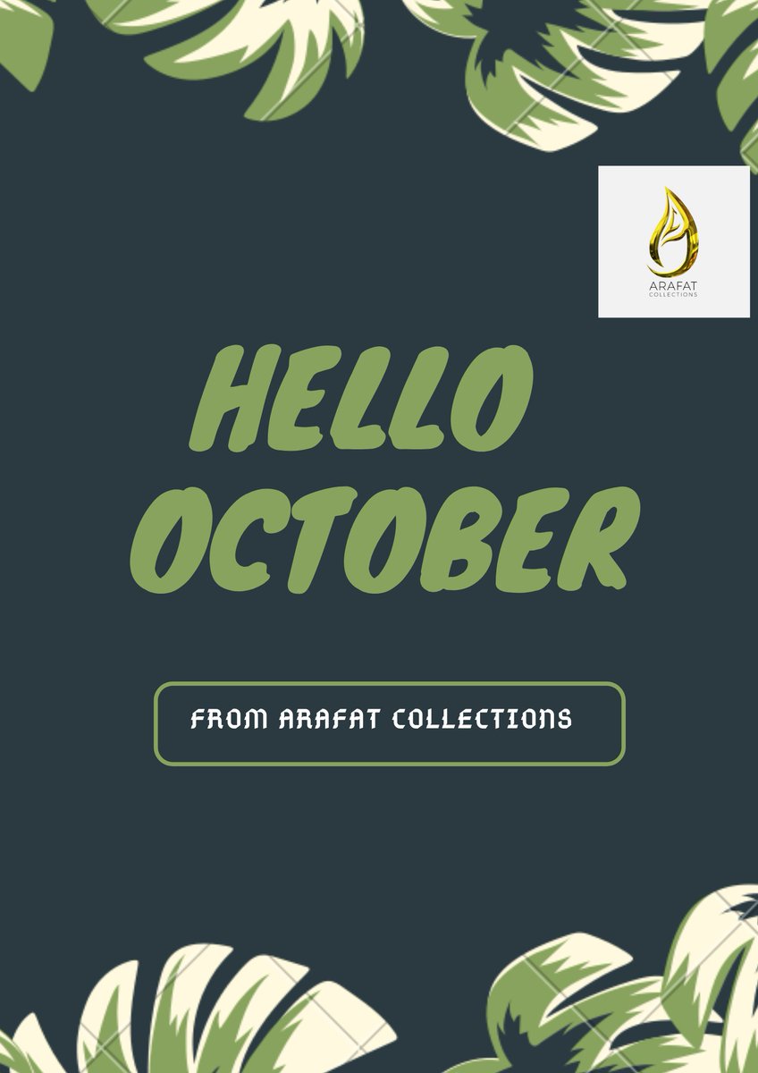 ArfatCollection's tweet image. Happy New Month!!! 💚💚💚

#ArafatCollections #October2020 #HelloOctober #HappyNewMonth