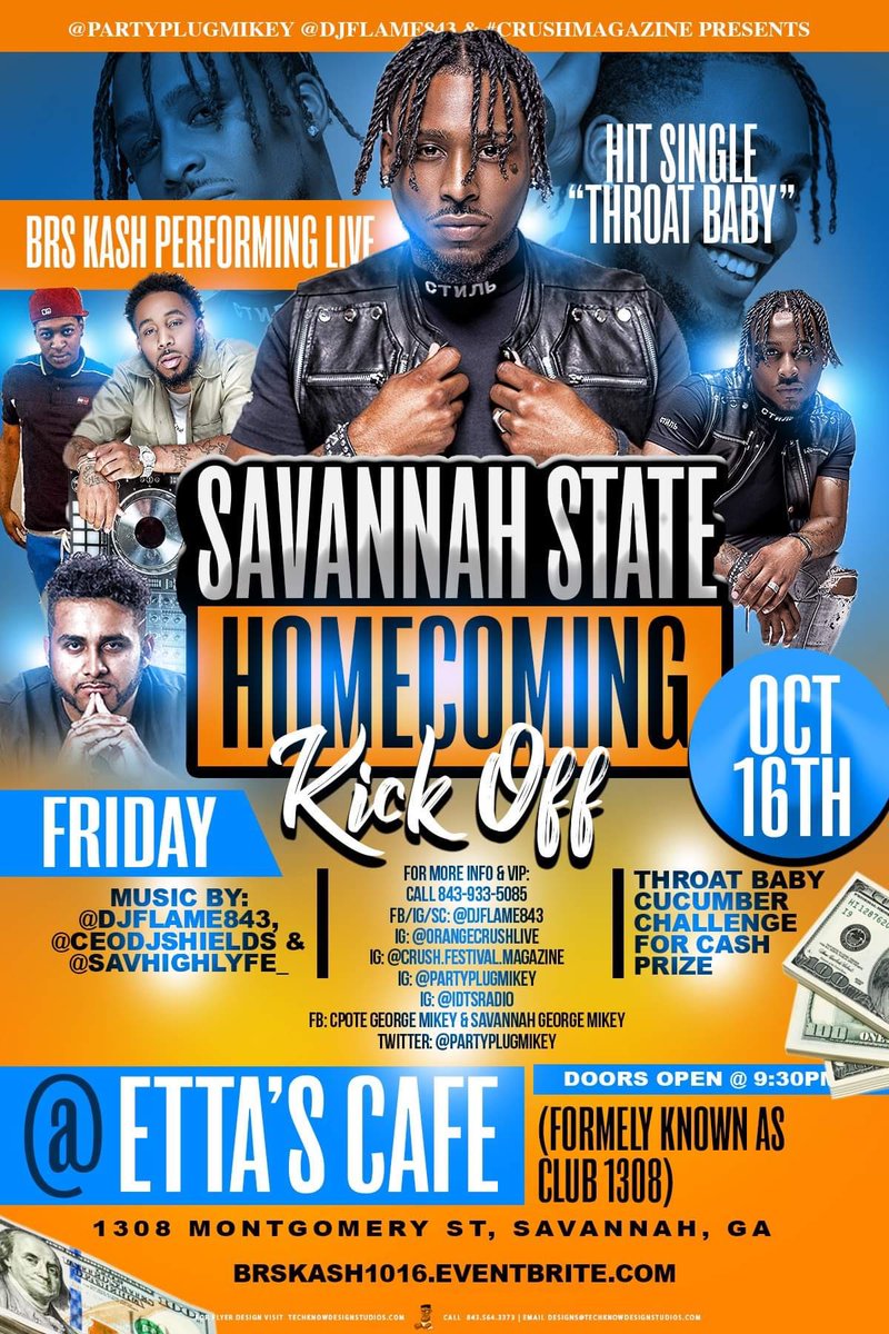 djflame843's tweet photo. #SSU #SSU24 Homecoming Party #ThroatBaby LIVE π
#BRSKash #CrushMagazineTour2020 powered by #CrushMagazine #OrangeCrushLive #PlugNotARapper #PartyPlugMikey https://t.co/zZUJ4goaAW