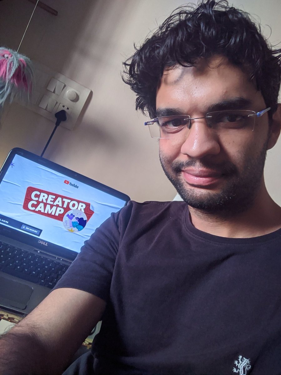 Pbhajanka's tweet image. At Creator camp on @YouTubeIndia with @YTCreatorsIndia #TechBlast