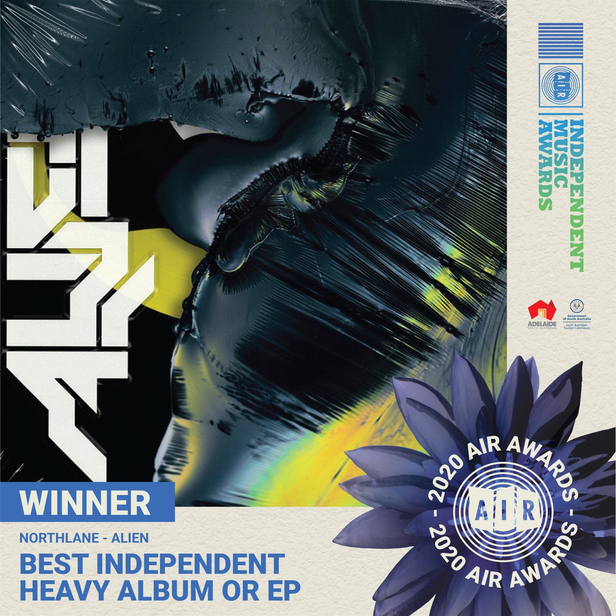 ALIEN has won the award for Best Independent Heavy Album at the <a href="/ausindies/">AIR</a> ! who's still bumping it