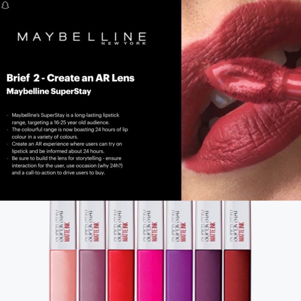 ItsPaigeMichel's tweet photo. On WEDNESDAY 23.09.20 - I had a @Snapchat masterclass as part of #CreativityWorks. 

WOW! I learnt so much 🤯 I even know how to create an AR lens, how cool is that! 😁 

Our brief was about @maybelline #superstaylipstick - I legit have the lipstick already, I LOVEEEE Makeup! 💄 https://t.co/2f0jMMYhru
