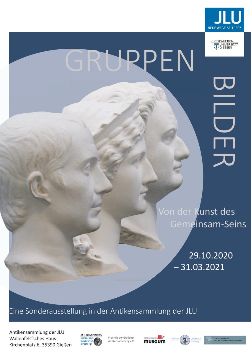 #Gruppenbilder eröffnet am 29.10.2020 <a href="/jlugiessen/">Universität Gießen</a> Antikensammlung im Wallenfels'schen Haus - diesmal mit digitaler Eröffnungsfeier - watch this space! Kommt vorbei, um mit uns Gemeinsamsein auf Distanz mit Leben zu füllen.