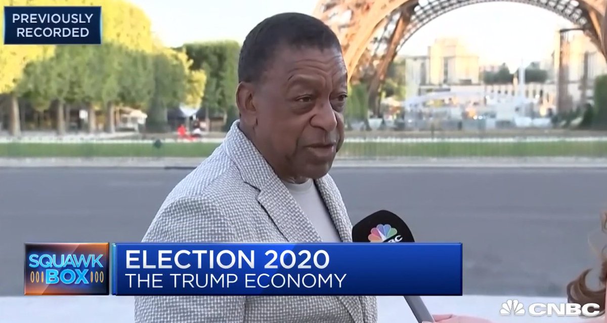 Founder of BET, Robert Johnson, supports <a href="/realDonaldTrump/">Donald J. Trump</a> . I am very excited that many amazing African American leaders are supporting POTUS <a href="/AlvedaCKing/">Alveda C. King, Ph.D.</a> <a href="/PastorDScott/">Dr.Darrell Scott</a> . because his policies are helping minorities 'Biggly'.
