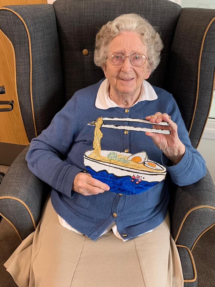 Fernlea: yeaterday was our monthly themed meal day and the residents choice was Japanese. Our brilliant kitchen team Justin and Jhonatan cooked up a treat. Props made by our amazingly talented James. Wonderful Wednesday! #fun #delicious #care