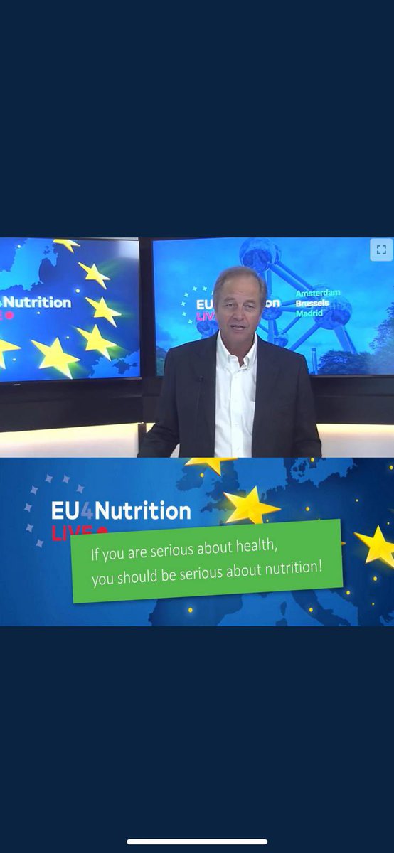 Honored to chair today’s session on #EU4nutrition. Many thanks to all great people contributing to take Nutrition care forward as an essential element in all EU health care programs