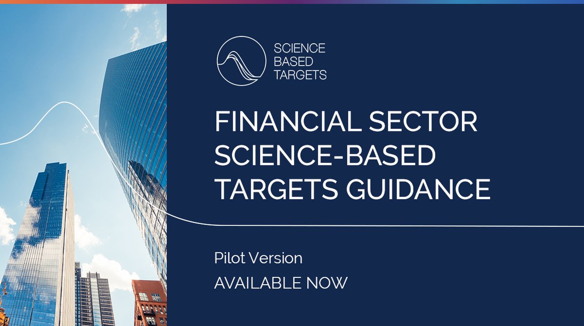 We Mean Business Coalition (inactive) (@wmbtweets) on Twitter photo LAUNCHED TODAY:
The NEW pilot <a href="/sciencetargets/">Science Based Targets initiative</a> validation service for financial institutions is now available. Banks, investors and insurance companies are invited to submit #ScienceBasedTargets for approval.
Learn more: bit.ly/3cpZJkK <a href="/worldresources/">World Resources Institute</a> LAUNCHED TODAY:
The NEW pilot <a href="/sciencetargets/">Science Based Targets initiative</a> validation service for financial institutions is now available. Banks, investors and insurance companies are invited to submit #ScienceBasedTargets for approval.
Learn more: bit.ly/3cpZJkK <a href="/worldresources/">World Resources Institute</a>