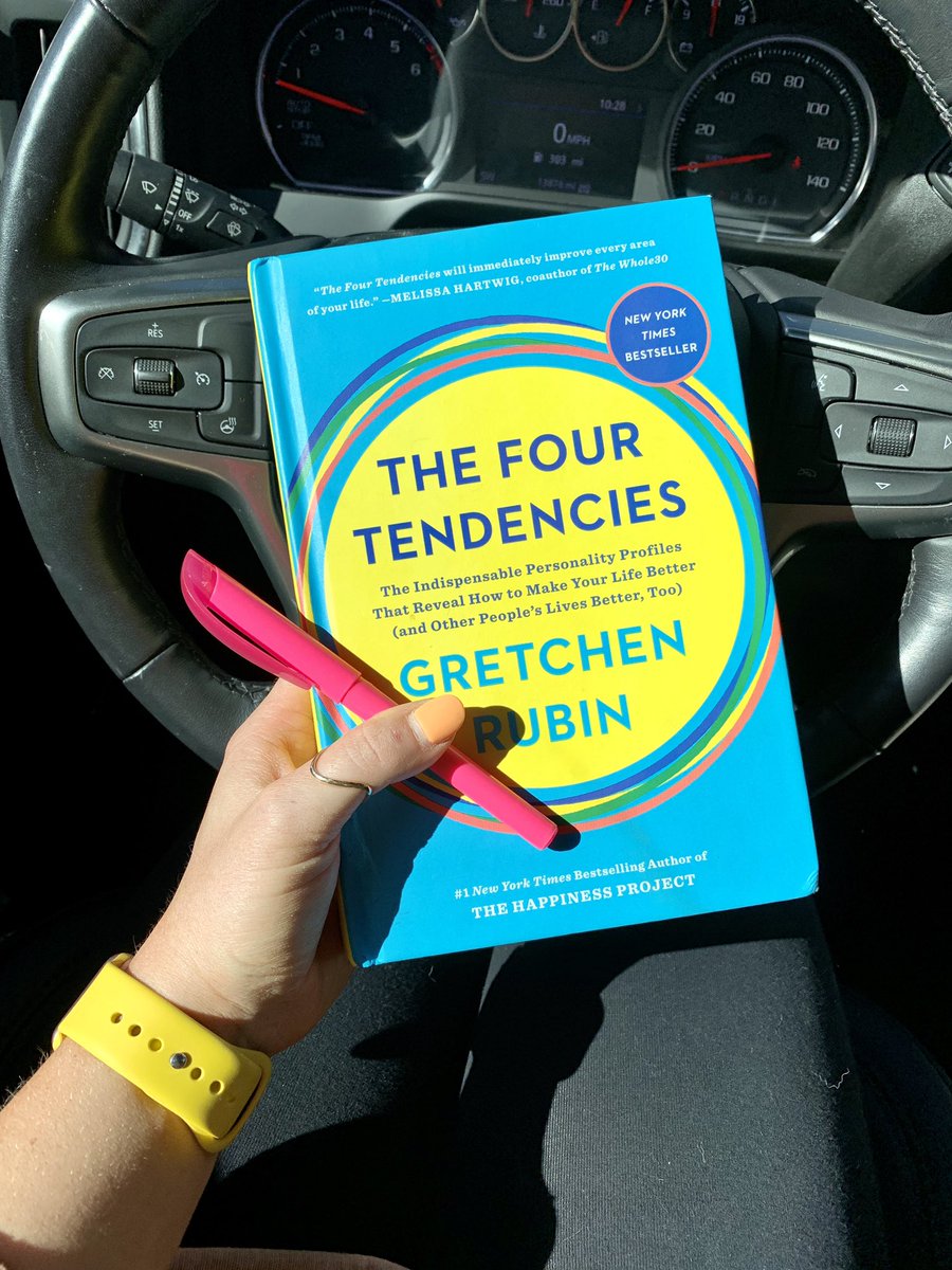 vrwJones's tweet photo. Finally finished The Four Tendencies by @gretchenrubin and recommend it for teachers, coaches &amp; anyone in a leadership role.

It’s eyeopening to think about what motivates different types of people. I’m a questioner all the way💯

#personaldevelopment #personalgrowth #Motivation https://t.co/zNARbBfVU0