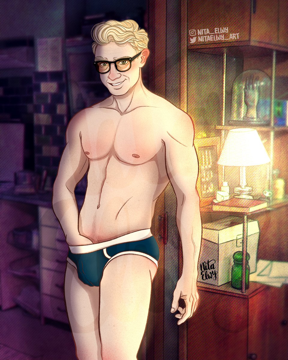 NitaElwyArt's tweet photo. For those who love John, he has a surprise for you and is waiting for you to follow him into the bedroom
🎃Happy 1st October🎃
#johnlocknsfw #johnlock #johnlockfanart #johnlockfandom #nitaelwyart #sherlockian #johnlocksmut #sherlockxjohn #naughtyjohnwatson #johnlockian https://t.co/VMTg0AkYqe