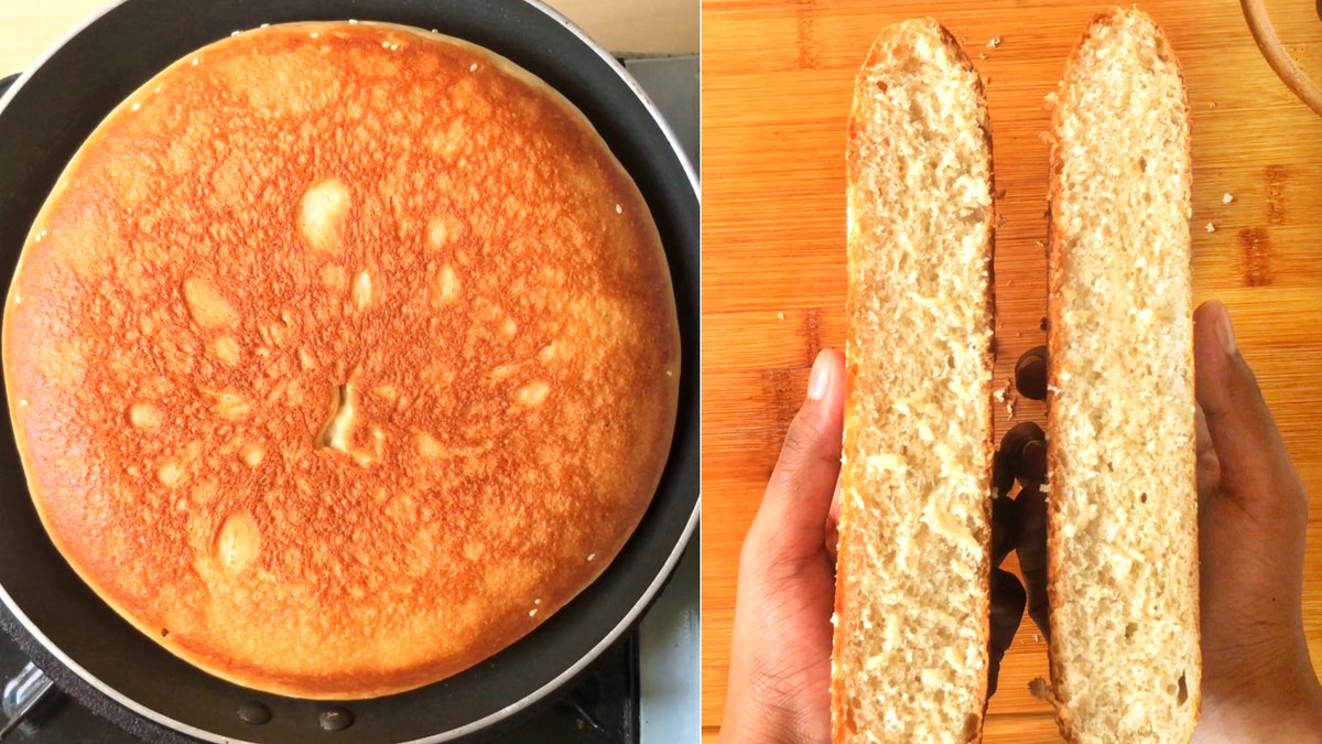 Bread In Frying Pan | Eggless And Without Oven |

Check out the recipe 👇🏻
youtu.be/Dcwy4FNkovA

#Food #recipes #yum #easyrecipes #baking #bread #nooven #breadrecipe #easybread #foodies #tasty #delicious #delish #UAE #Foodsenter