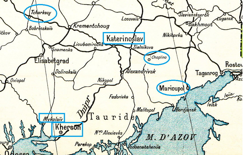 The telegram mentions that the representatives of the White Russian Army promised to liberate the territory of Kherson - Nikolaev - Ekaterinoslav, in the south of our national territory, from the Red Army and then move to the area of Mariupol - Chaplino - Cherkasy.#1920Live
