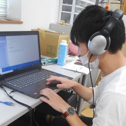 Nvfc Lab 計測した音声データの確認中 サウンドデザイナーかサウンドクリエイターみたいです すばらしい 富山県立大学 研究 音