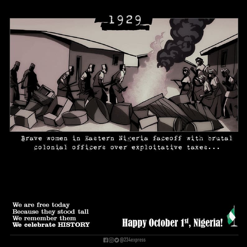 234Express's tweet photo. Some shed blood, sweat and tears to get us here. Today, we remember our heroes past. #HappyIndependenceDayNigeria
#NigeriaAt60
#October1st
#NigerianHistory
#NigeriaHeritageSeries
#BeInspired
#234Express https://t.co/JV81OBzBga