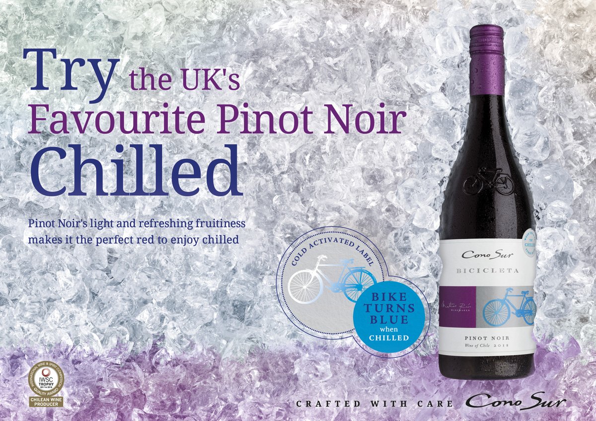 CyT_UK's tweet photo. Huge congrats to @ConoSurWines for winning "Best Consumer Campaign" @teamdb awards with their 'Licence to Chill' Pinot campaign last year #DBawards2020 https://t.co/qfQbzNyaKW