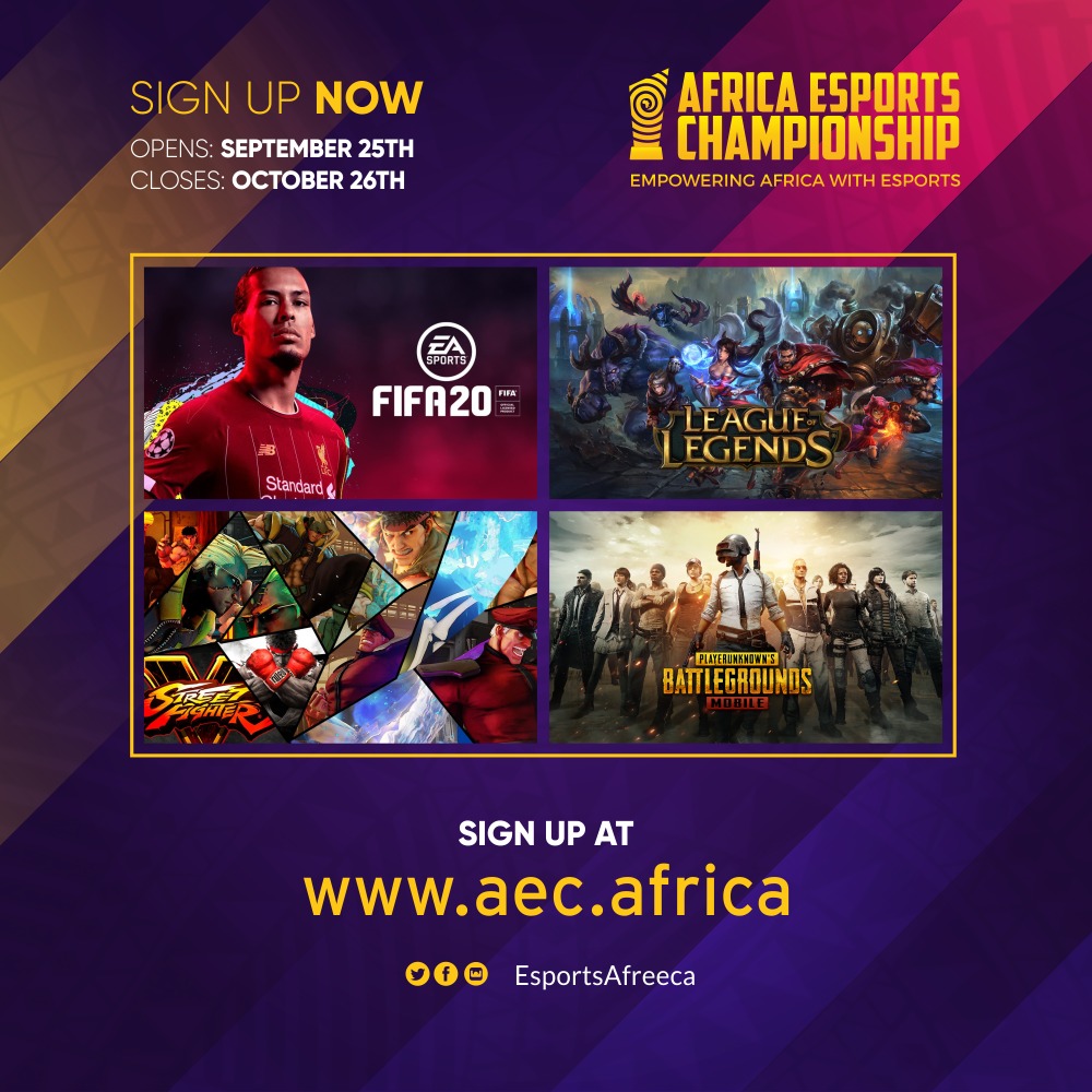 pubgmzw's tweet photo. Welcome to October! We hope you have a great month. Remember to register for #AEC2020 at https://t.co/MoKyWDMG9B
Come and prove you are the continent's best #gamer
#AfricaEsportsChampionship #ESPORTSAFRICA #FIFA20 #StreetFighterV #PUBGMOBILE https://t.co/48lTuCoxMN