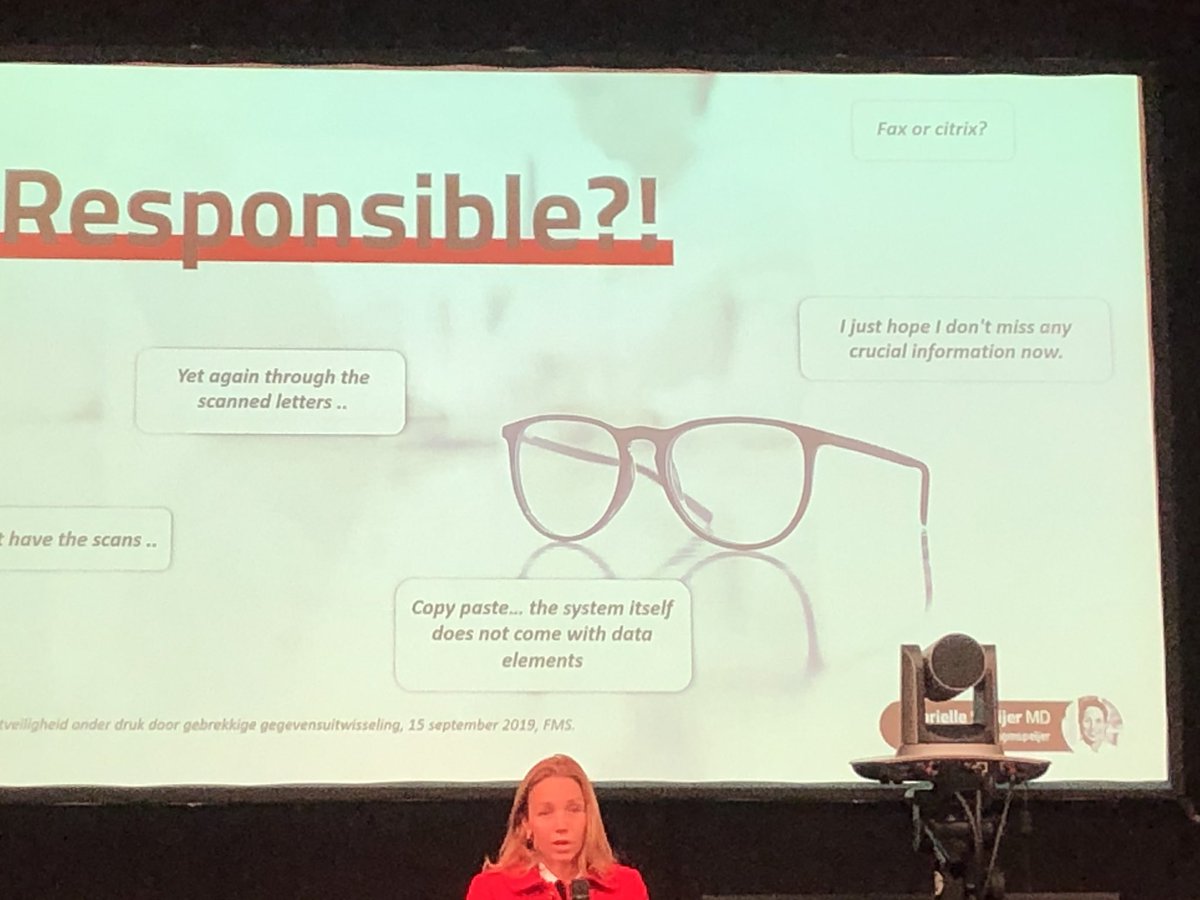 Dr gabrielle Speyer <a href="/DiSo_H_and_W/">Health & Well-being</a> #AIinHealthCareConference who is responsible for the (paper) mess in clinical care now?