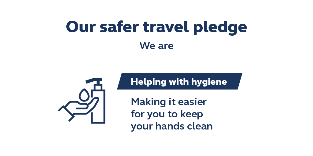 NetworkRailWssx's tweet photo. We want everyone to be able to #TravelWithConfidence on the railway. Our safer travel pledge shows the steps we've taken to ensure the railway is clean and safe to use.
Please continue to wear a face covering unless exempt and keep your distance from others. #RailtoRecovery https://t.co/lAthNCpode