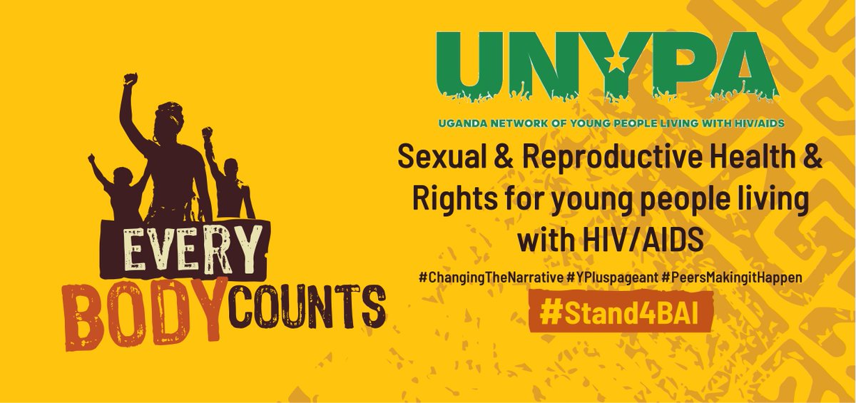 We believe that Every body counts and that's why we strongly advocated for SRHR for Young People Living with HIV/AIDS (YPLHIV). We definitely and wholly #Stand4BAI