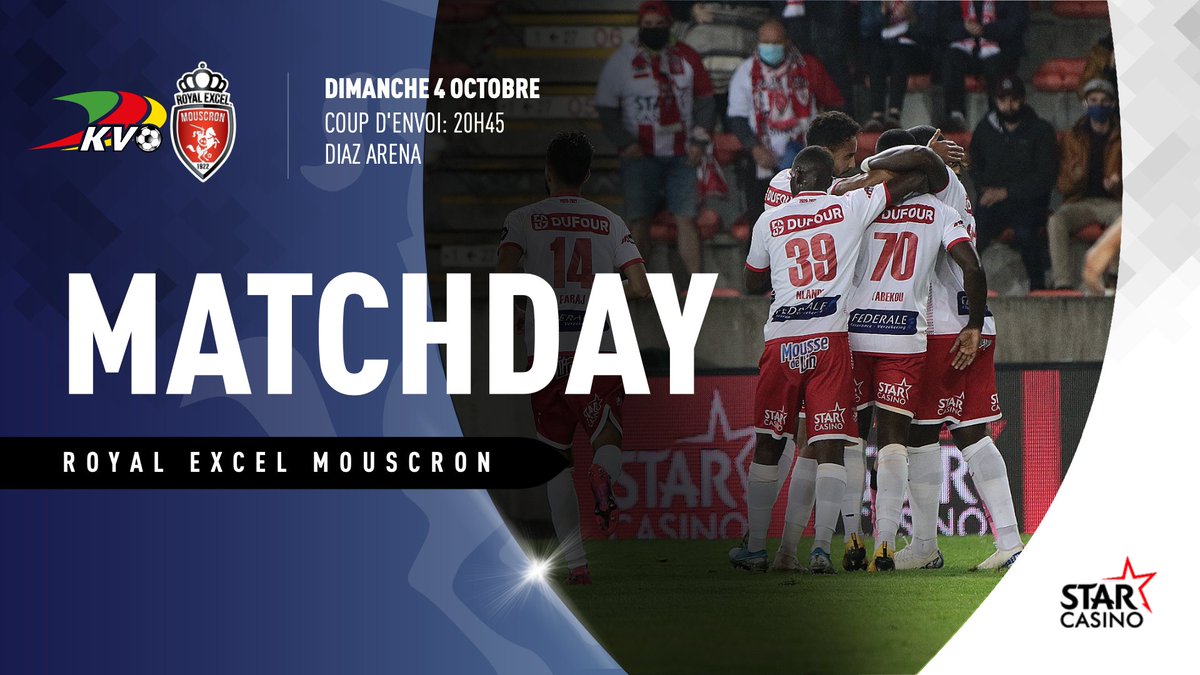 ExcelMouscron's tweet photo. ⚔️ 𝗠𝗔𝗧𝗖𝗛𝗗𝗔𝗬 ⚔️

🏆 Jupiler Pro League: J8
🆚 @kvoostende 
⌚ 20:45
🏟 Diaz Arena
💻#KVOREM 

𝘝𝘰𝘵𝘳𝘦 𝘱𝘳𝘰𝘯𝘰𝘴𝘵𝘪𝘤 𝘱𝘰𝘶𝘳 𝘤𝘦 𝘮𝘢𝘵𝘤𝘩 ?

𝙇'𝙀𝙓𝘾𝙀𝙇, 𝙘'𝙚𝙨𝙩 𝙑𝙊𝙐𝙎 ! 🔴⚪️ https://t.co/taqxdDAcz2