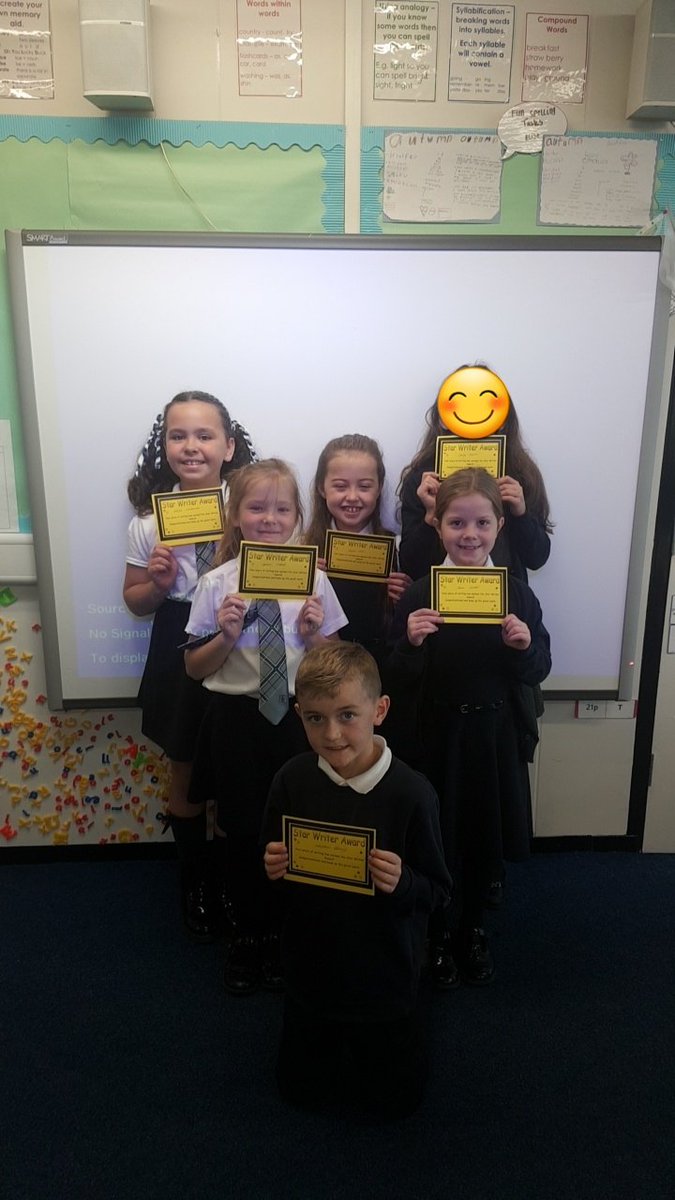 RoomStewart's tweet photo. This week's 'Star Writers' in Room 7 โ @HolytownPS @MrsLAlcorn #taughtwriting https://t.co/Yc0DosadtN