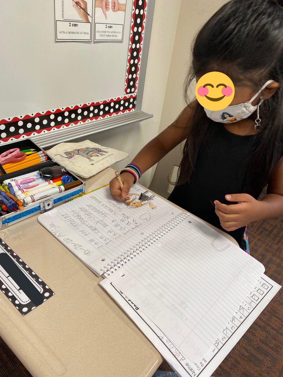 Toledo_ASE's tweet photo. My firsties had a great day yesterday! They were all so excited to be back at ASE! 🐾📝❤️ #ASEstrong #DalmatianNation @ASE_Dalmatians https://t.co/VXT16fr5fP
