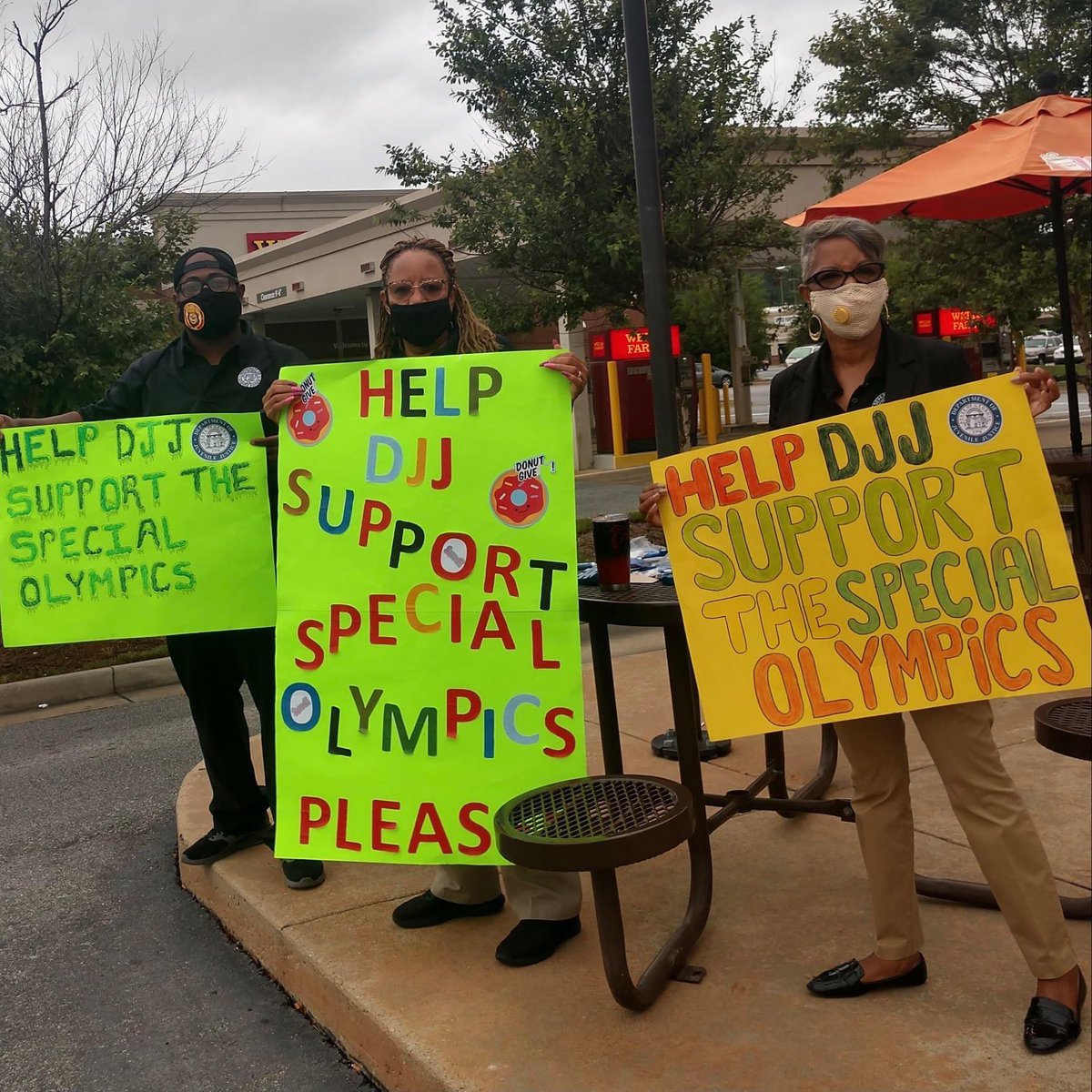 SOGAchampions's tweet photo. We want to give a huge shoutout to all LETR Georgia agencies who helped us raise funds for our Special Olympics Georgia Athletes this week!

We also want to give a sincere thank you to @dunkindonuts for opening your doors to us at 77 locations in the state of Georgia. https://t.co/Igv6AvRahQ