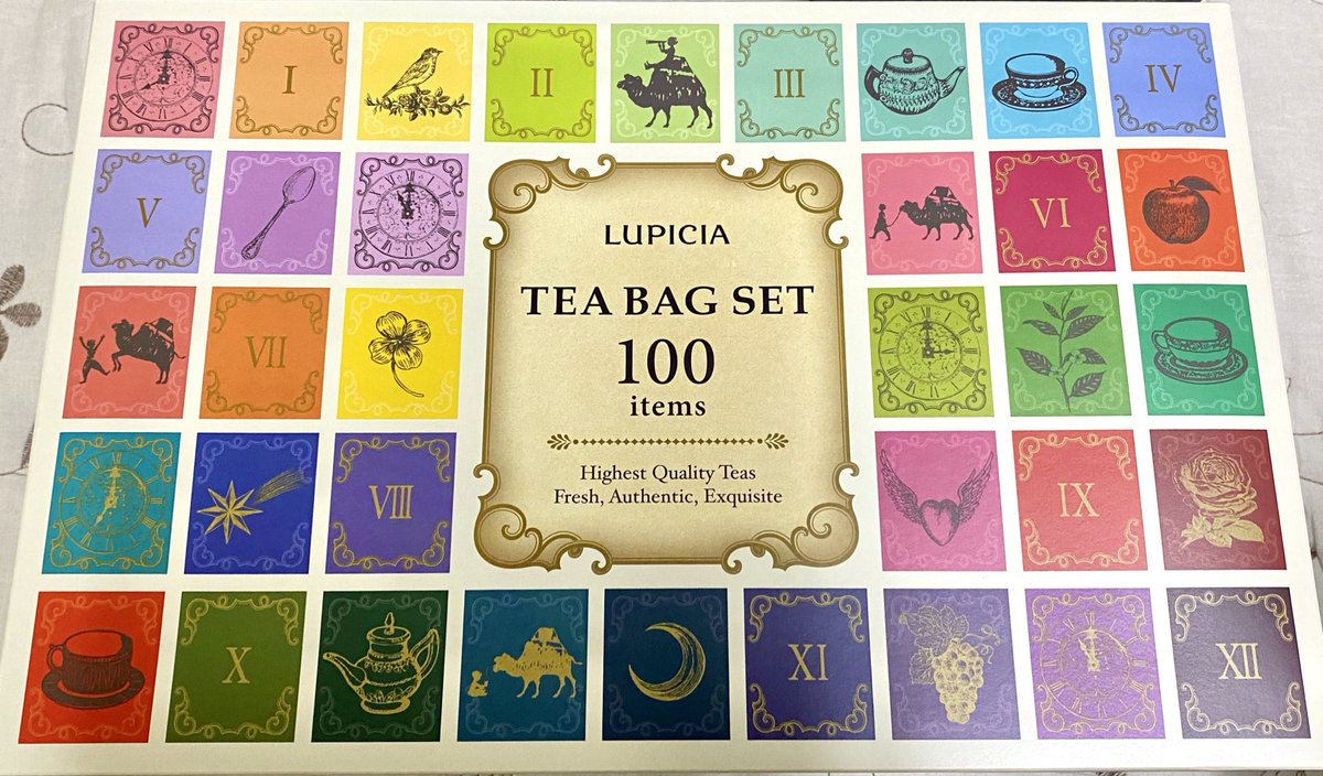 100種類のお茶来た〜👏👏👏
毎日楽しみ☕️🍵 