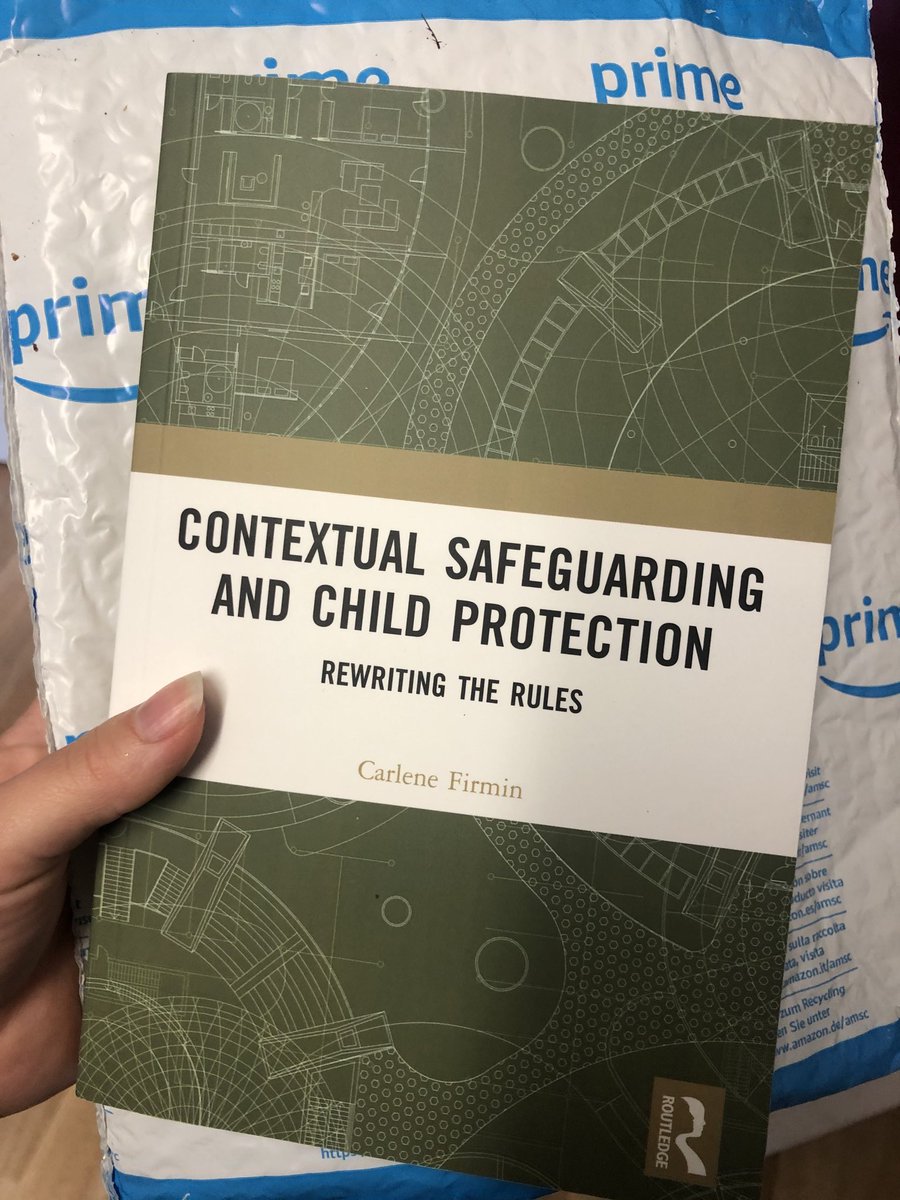 Yes!!! Can’t wait to get stuck into this! ⁦@carlenefirmin⁩ ⁦@C_S_Network⁩ #contextualsafeguarding