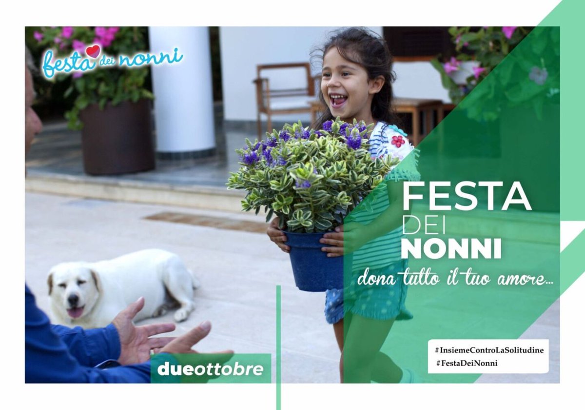 𝟮 𝗼𝘁𝘁𝗼𝗯𝗿𝗲: 𝘂𝗻𝗮 𝗙𝗲𝘀𝘁𝗮 𝗱𝗲𝗶 𝗡𝗼𝗻𝗻𝗶 𝘀𝗽𝗲𝗰𝗶𝗮𝗹𝗲
Una ricorrenza particolarmente significativa. Sorprendiamoli con una pianta o un #fiore, simbolo di affetto, vicinanza e gratitudine.
▶️lnkd.in/eEpj3GN
#unfiorecontrolasolitudine #festadeinonni