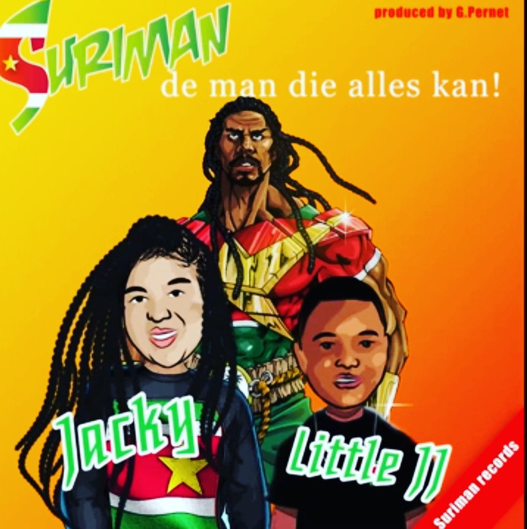 Zus en broer, Jacky (19) en Little JJ (11) droppen hun allereerste track over Suriname's eerste Superhero. Suriman is bedacht door hun moeder Renate Stüger. Dit is echt een family affair!

De beat is gemaakt door G. Pernet. 
Like, Share, show some love! 
facebook.com/76622891676744…