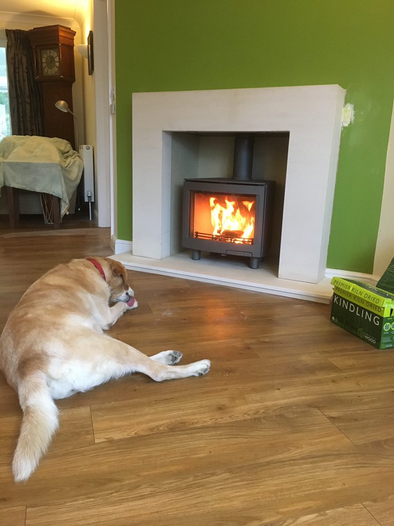 heatsourcerer's tweet image. #stove #inspiration #rutland - this fireplace is now winter ready with the #ecodesignready #stove @ConturaStoves i5 wood burner (Pooch approved too) with the extra wide window for a better view of the fire. #cosyhome - Fancy a change why not call us and see what we can do for you