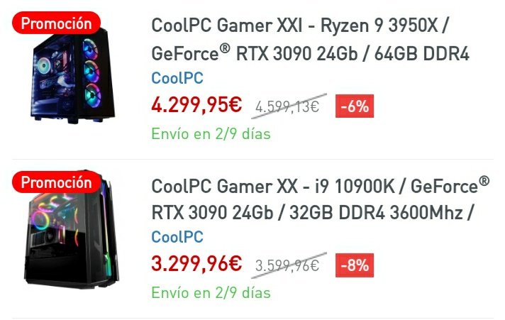 Tronius_87BFCOD's tweet image. Estoy mirando ordenadores nuevos por eso de cotillear y ver como esta el mercado y creo que me voy a pegar un tiro a bocajarro.....e