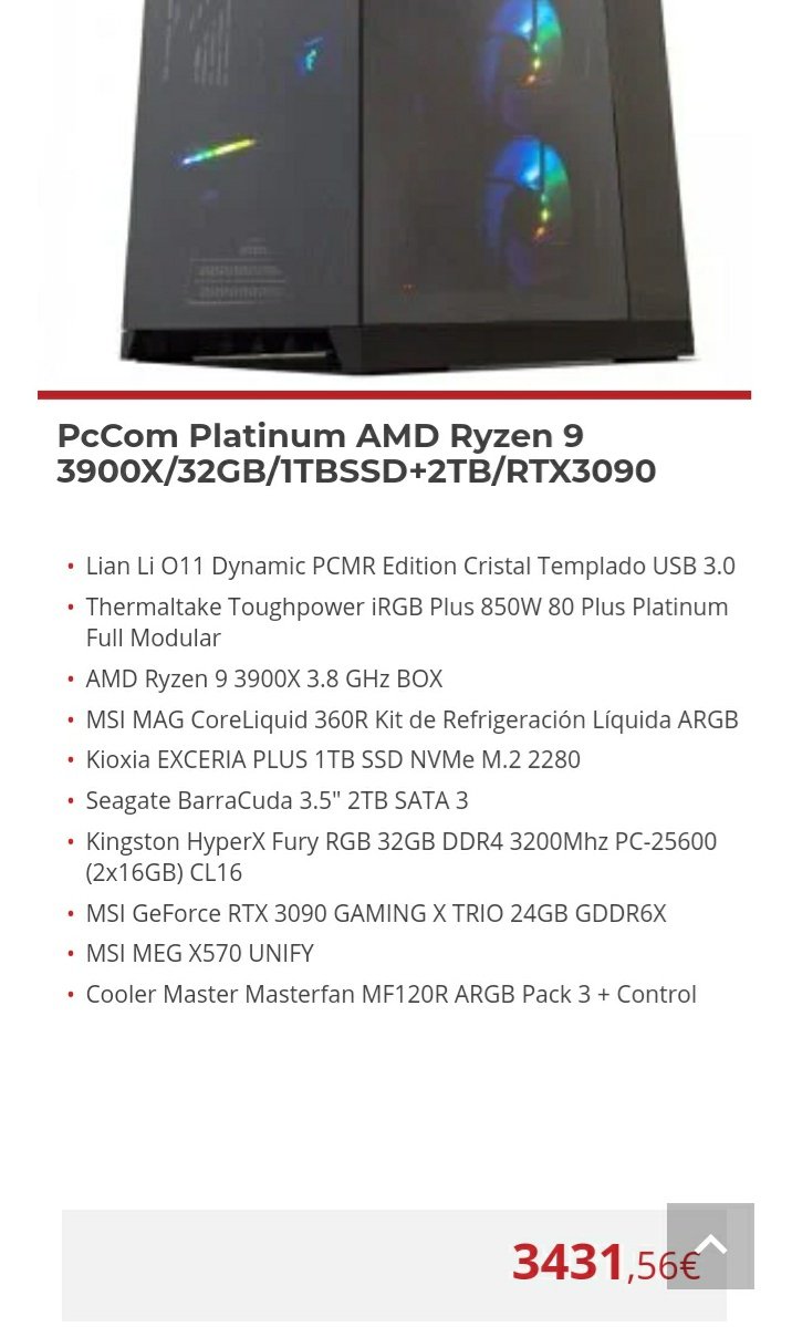 Tronius_87BFCOD's tweet image. Estoy mirando ordenadores nuevos por eso de cotillear y ver como esta el mercado y creo que me voy a pegar un tiro a bocajarro.....e