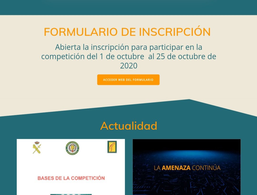 es_ncl's tweet photo. Empieza la cuenta atrás para participar en la #IINationalCyberLeagueGC. Se ha abierto el plazo de inscripción del 1 al 26 de octubre de 2020.
Podéis encontrar el enlace al formulario en la pág. de inicio de la web.
https://t.co/98FLQsDchP
¡Atrévete con el nuevo reto! 💪😉 https://t.co/LHCbf4RpCj