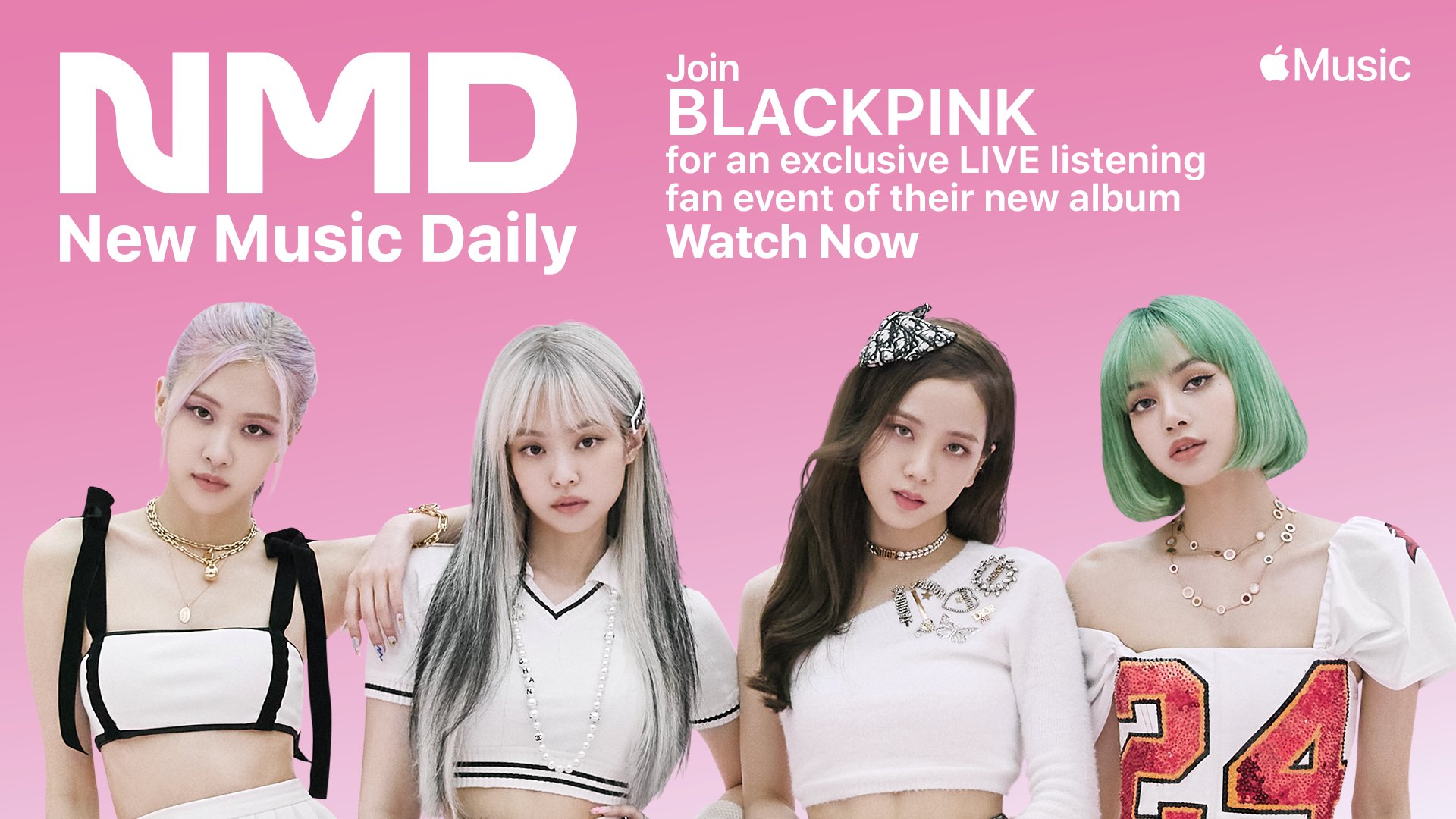 BLACKPINKOFFICIAL on X It s time We re so excited to celebrate the release of THEALBUM and answer some of your questions on NewMusicDaily Presents BLACKPINK. Watch along live on AppleMusic https t ...